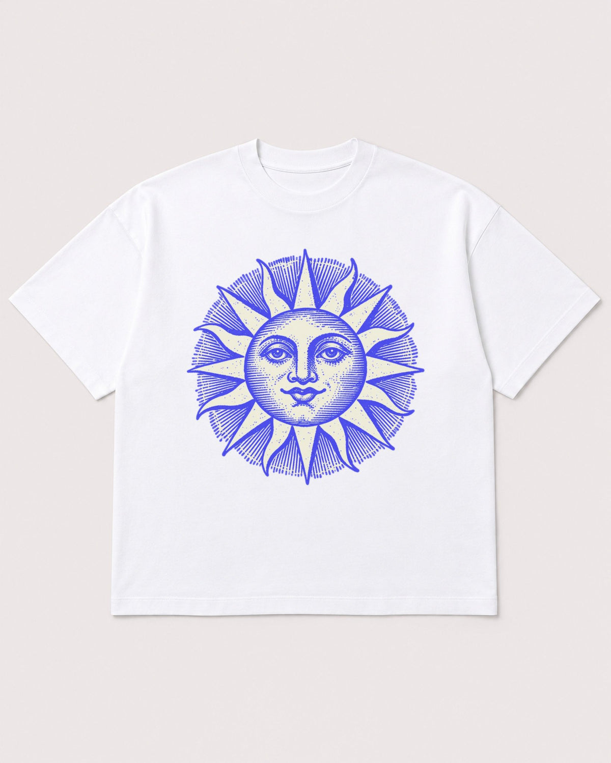 Mockup Boxy Heavyweight Tee White product