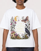 Mockup Boxy Heavyweight Tee White female close-up 14