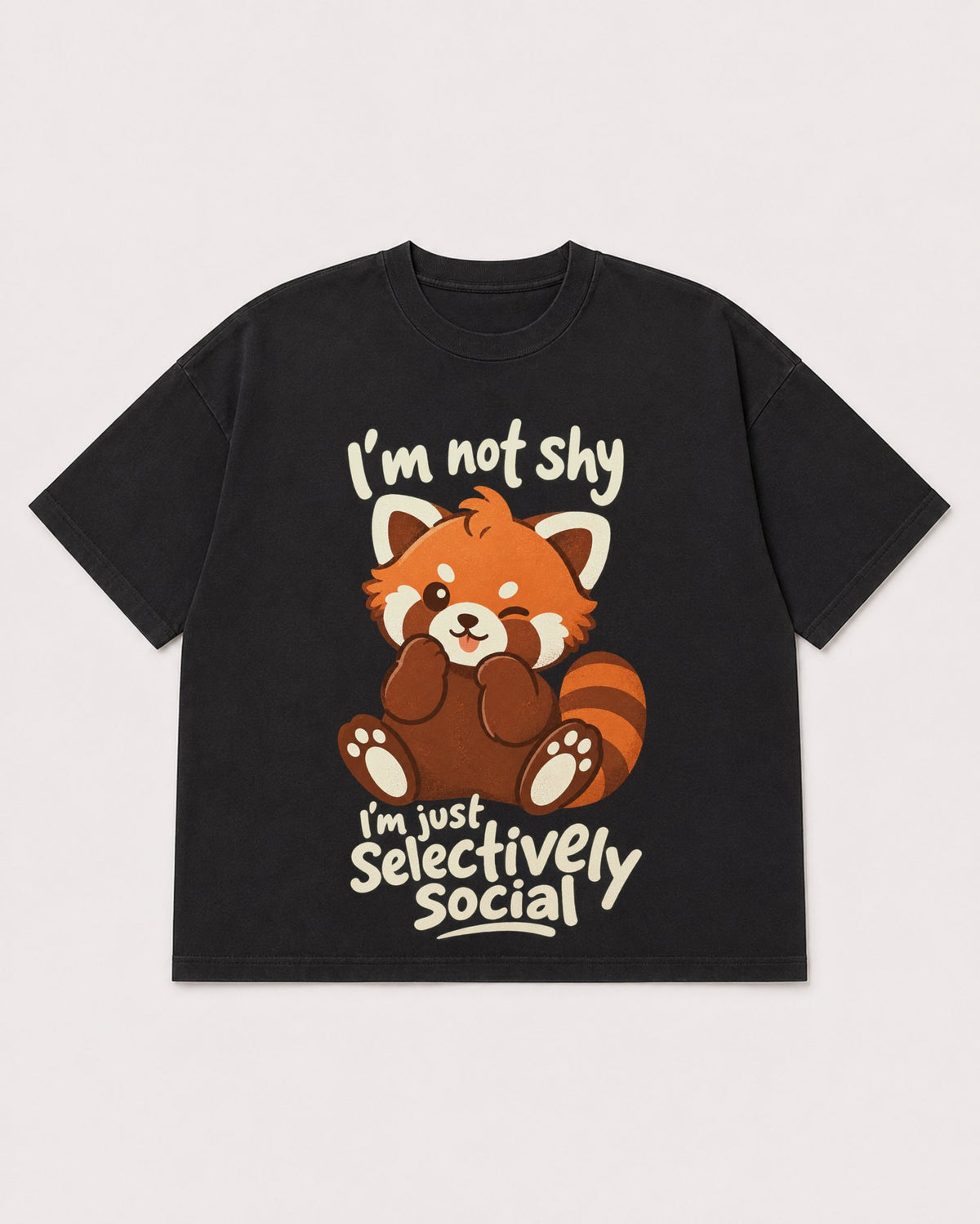 Mockup Boxy Heavyweight Tee Black product