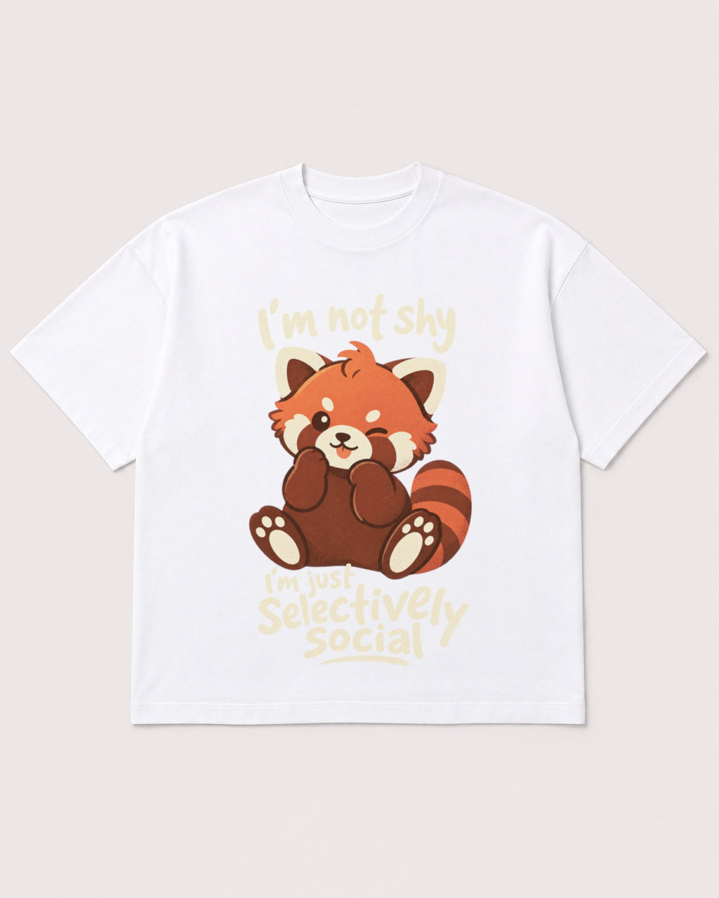 Mockup Boxy Heavyweight Tee White product