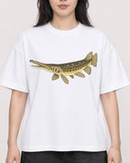 Mockup Boxy Heavyweight Tee White female close-up 13