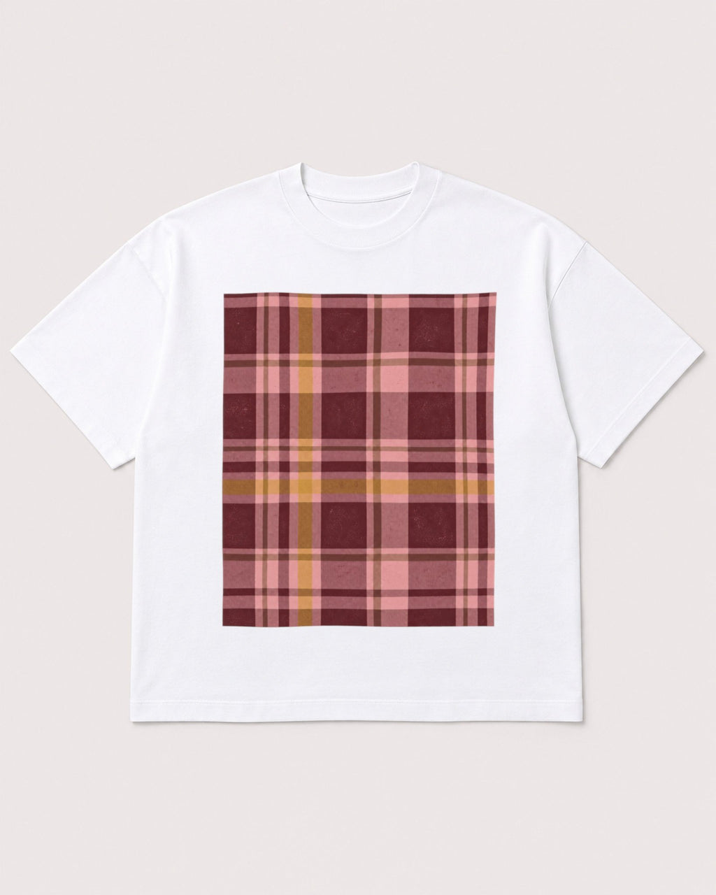 Mockup Boxy Heavyweight Tee White product