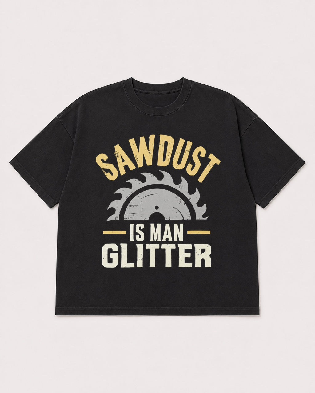 Mockup Boxy Heavyweight Tee Black product
