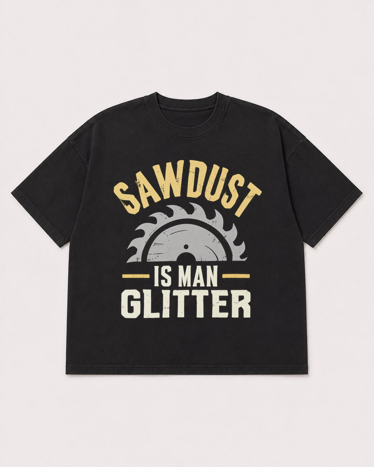 Mockup Boxy Heavyweight Tee Black product