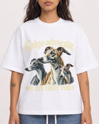 Mockup Boxy Heavyweight Tee White female close-up 06