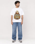 Mockup Boxy Heavyweight Tee White male full-body 42