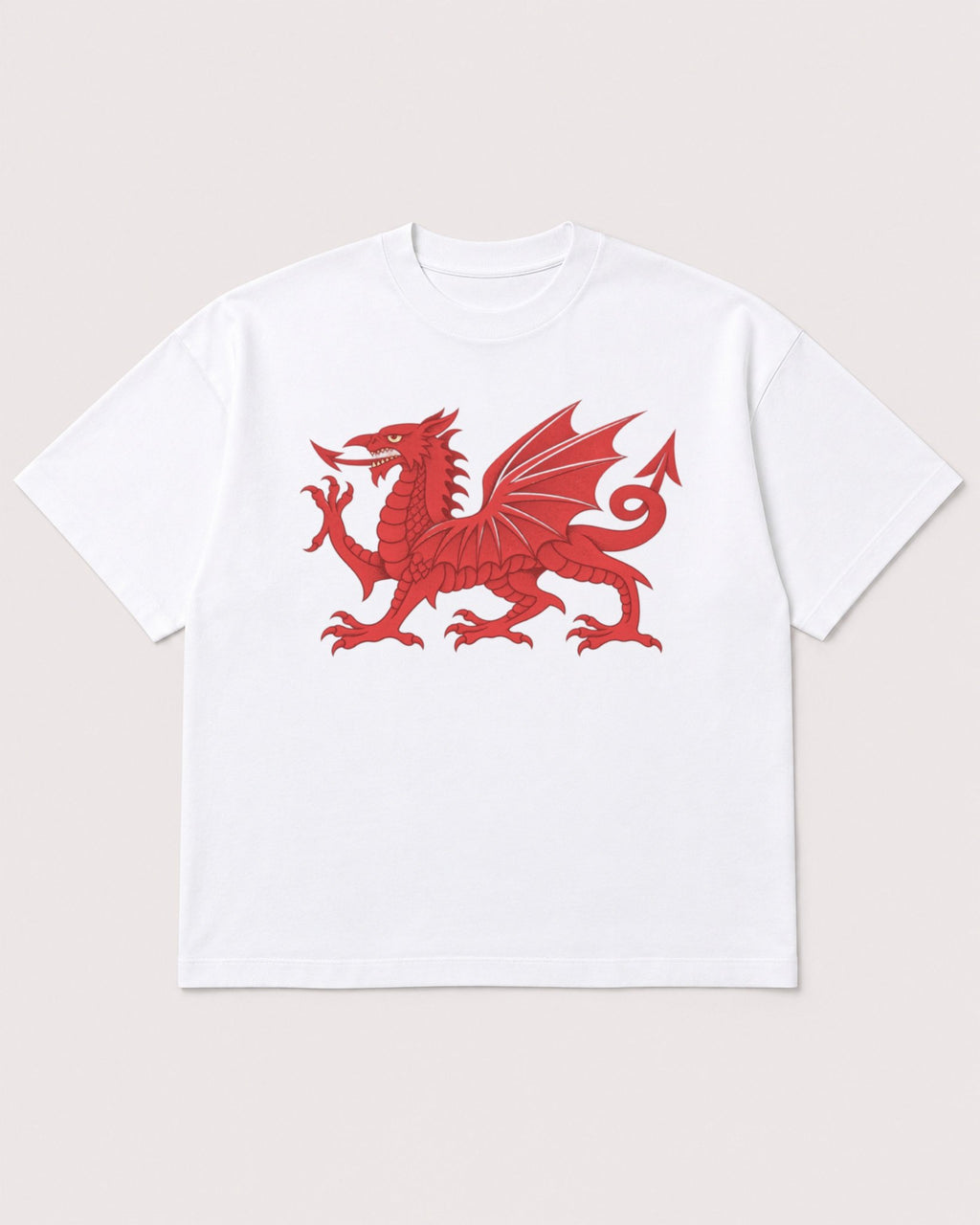 Mockup Boxy Heavyweight Tee White product