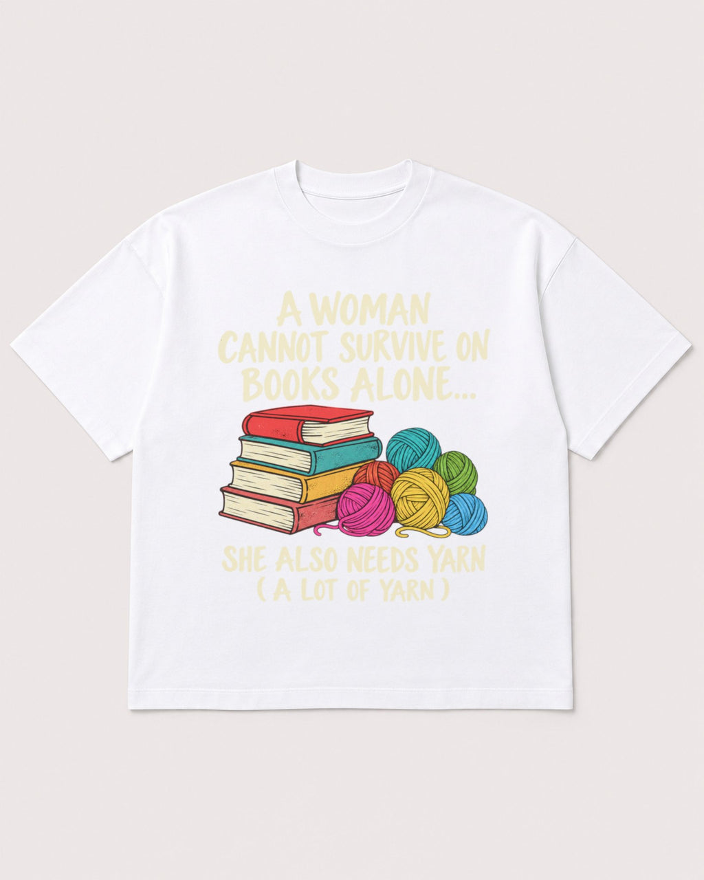Mockup Boxy Heavyweight Tee White product