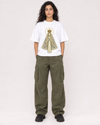 Mockup Boxy Heavyweight Tee White female full-body 07