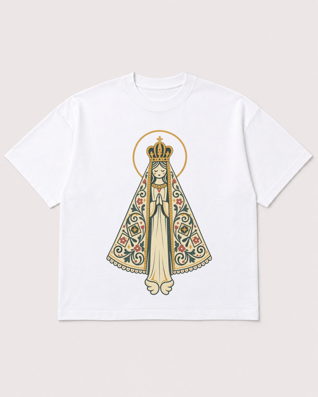 Mockup Boxy Heavyweight Tee White product