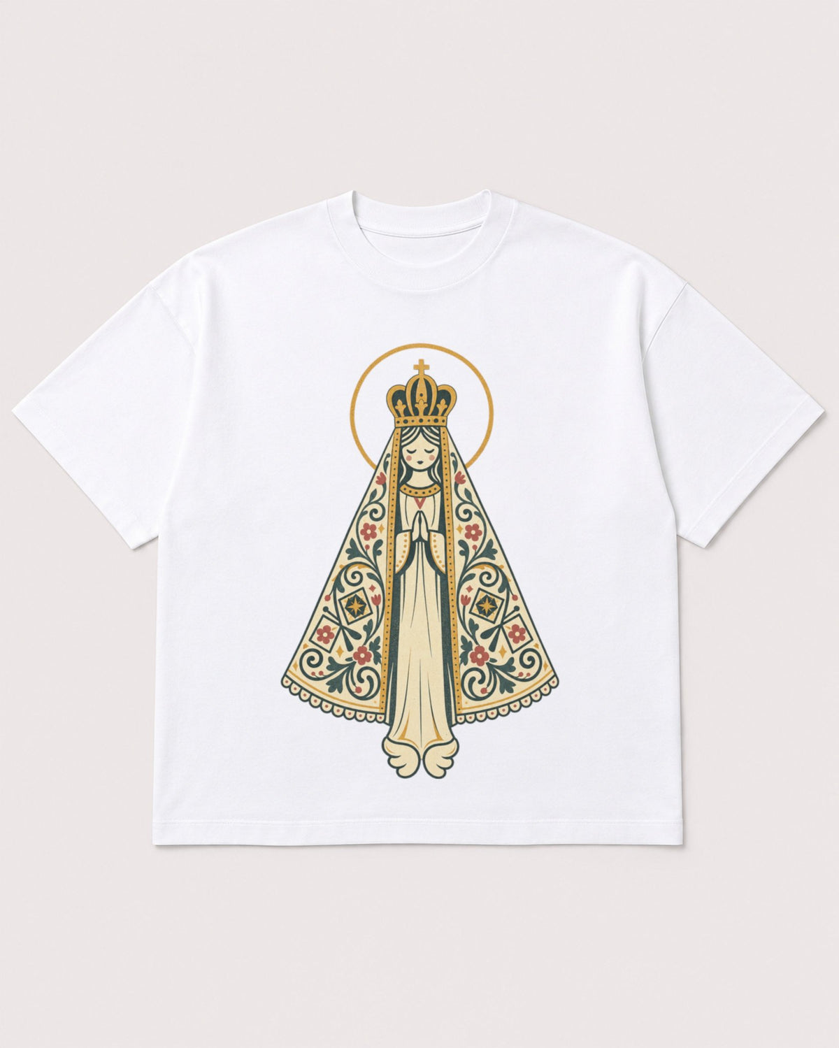 Mockup Boxy Heavyweight Tee White product