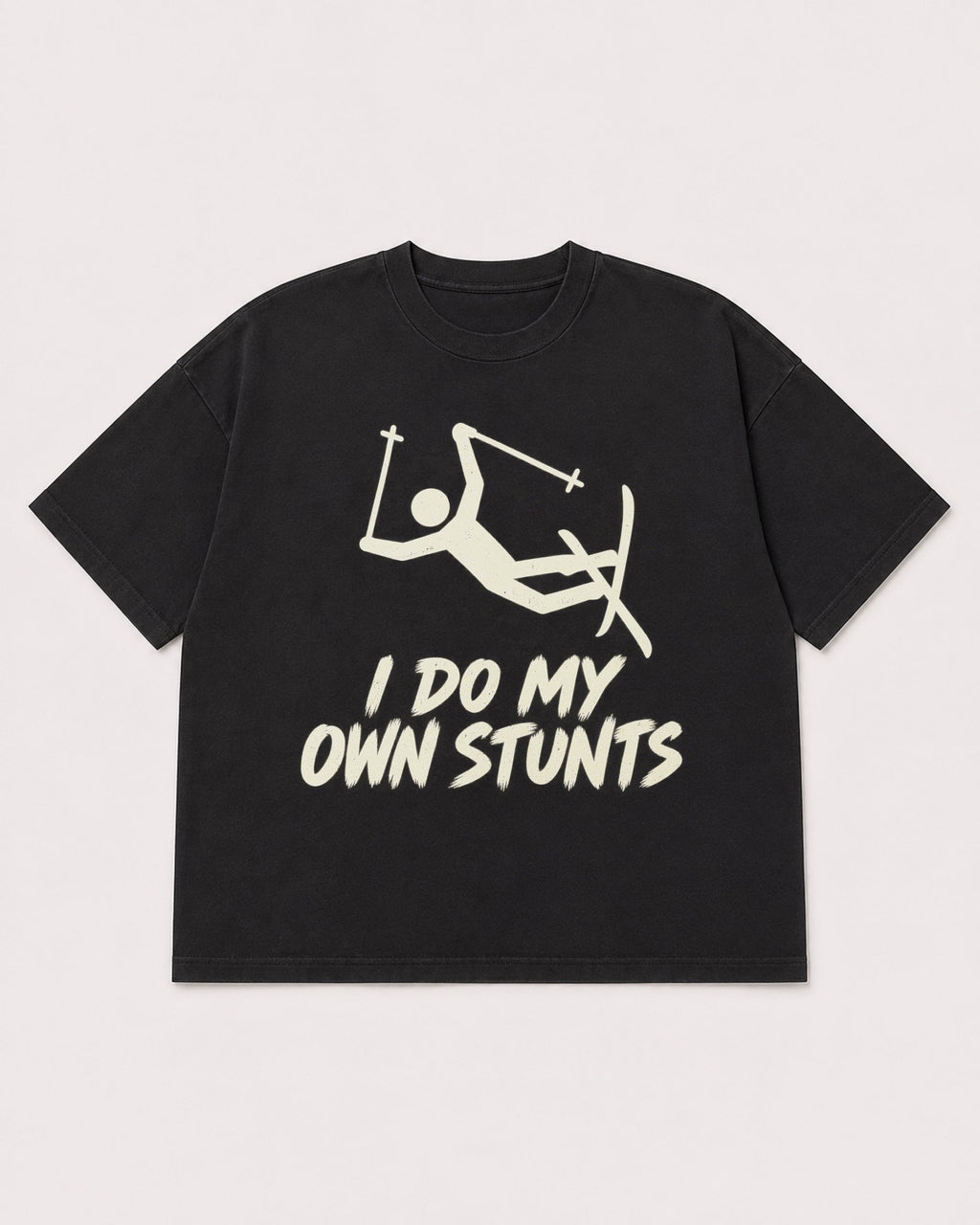 Mockup Boxy Heavyweight Tee Black product
