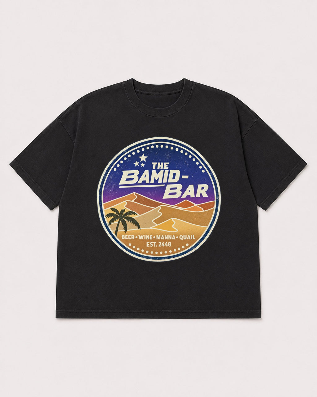 Mockup Boxy Heavyweight Tee Black product