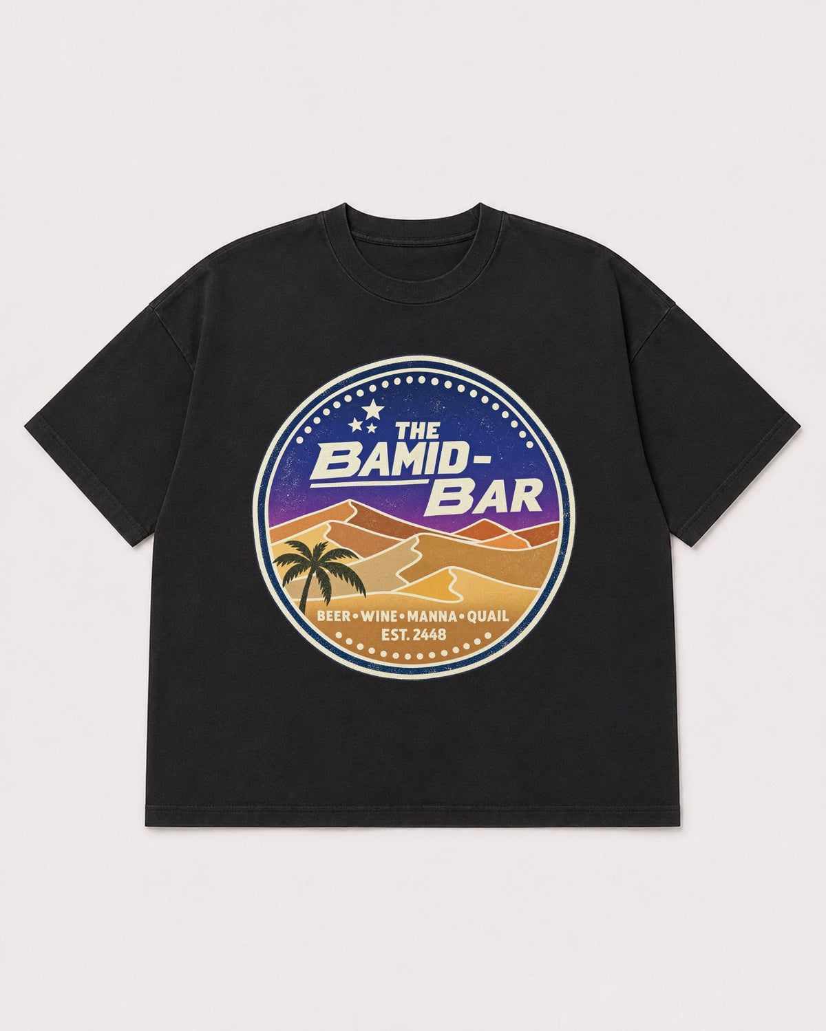 Mockup Boxy Heavyweight Tee Black product
