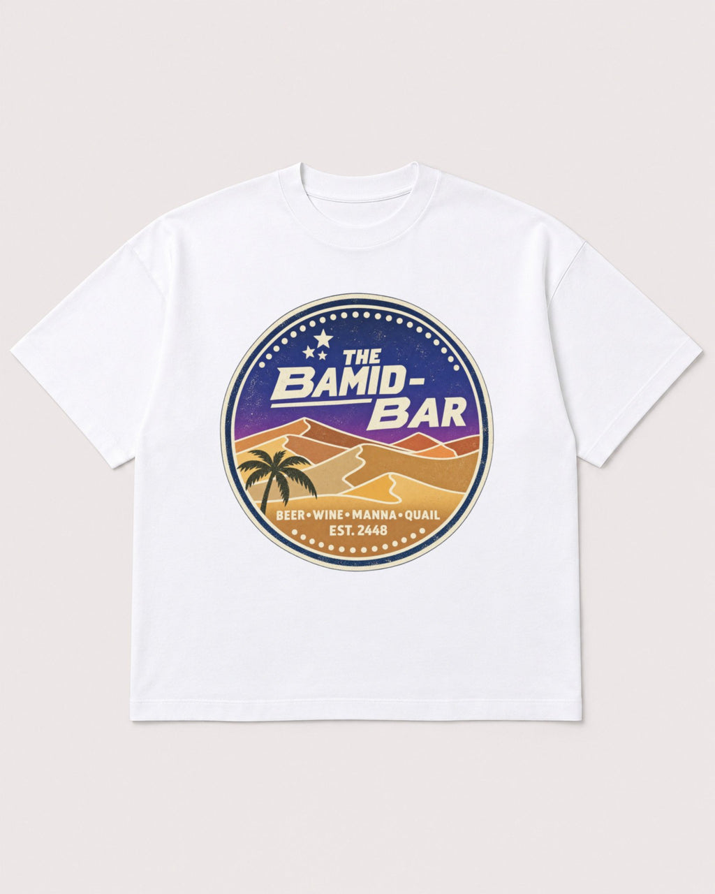 Mockup Boxy Heavyweight Tee White product