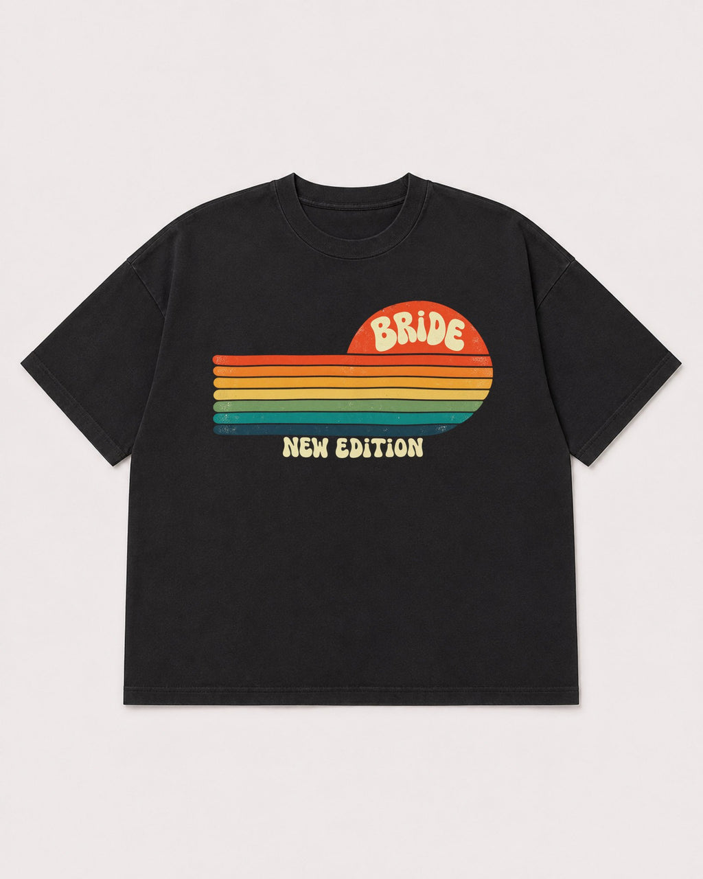 Mockup Boxy Heavyweight Tee Black product