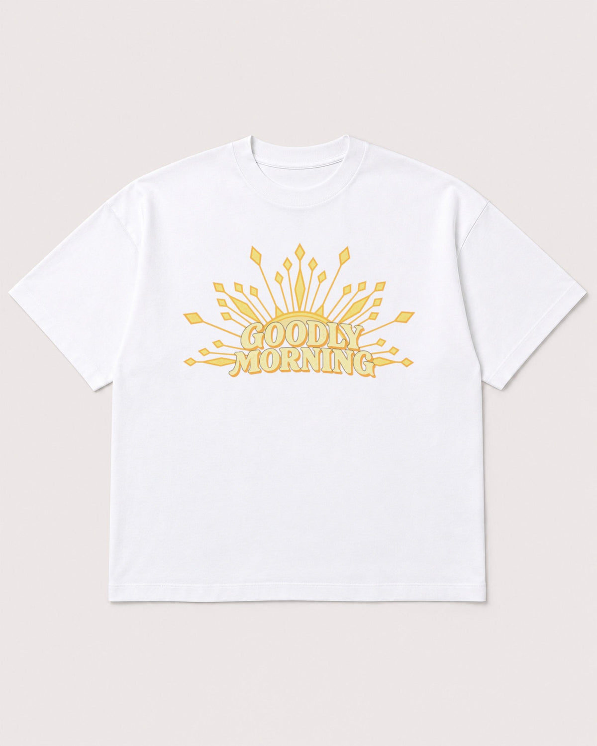 Mockup Boxy Heavyweight Tee White product