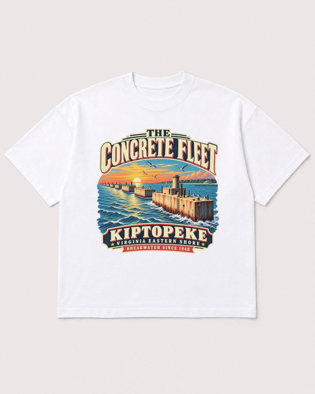 Mockup Boxy Heavyweight Tee White product