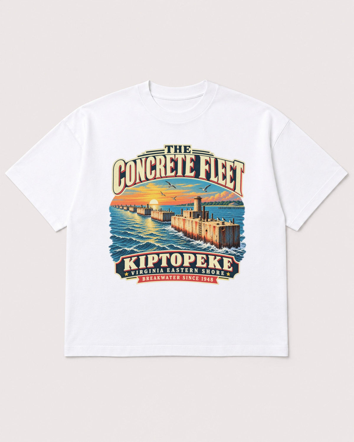 Mockup Boxy Heavyweight Tee White product