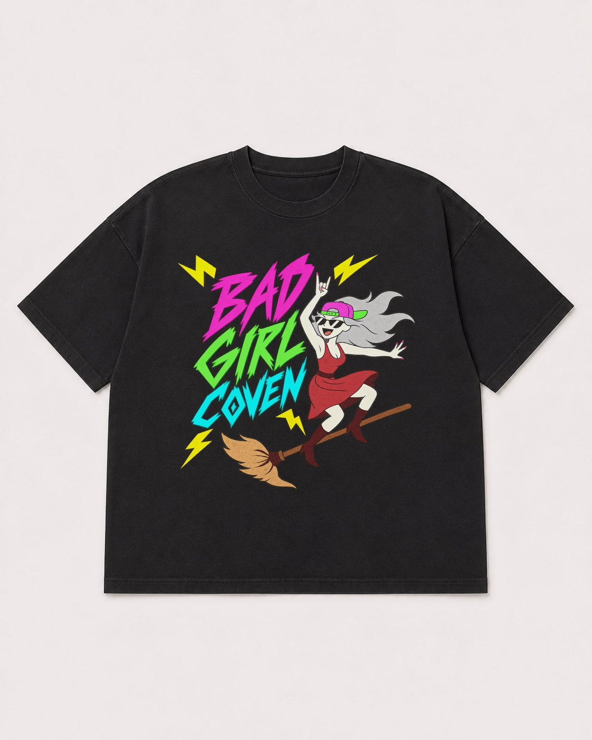 Mockup Boxy Heavyweight Tee Black product