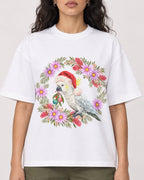 Mockup Boxy Heavyweight Tee White female close-up 07