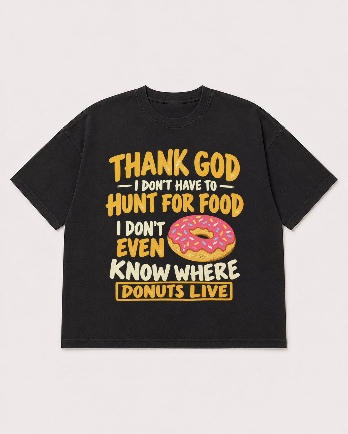Mockup Boxy Heavyweight Tee Black product