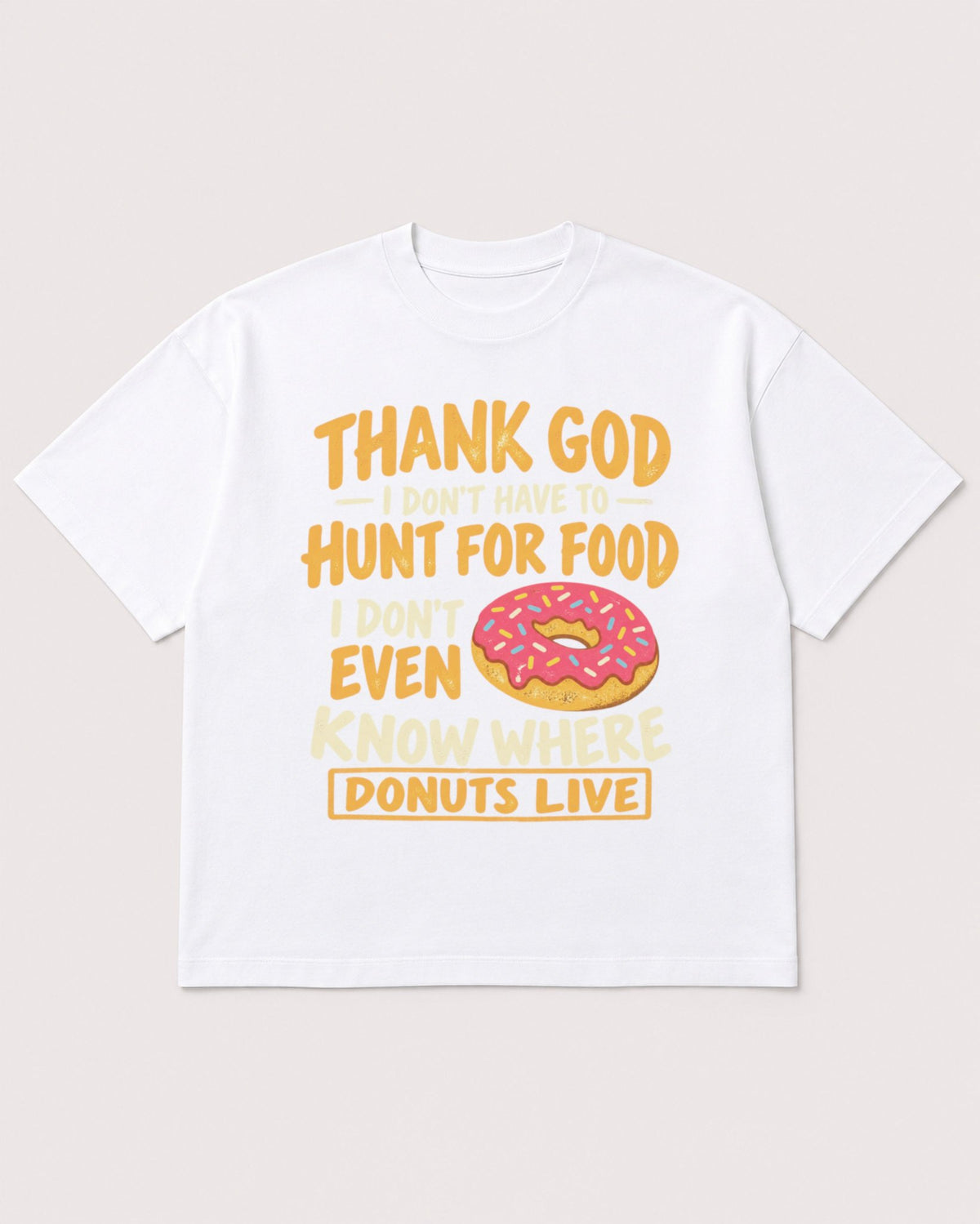 Mockup Boxy Heavyweight Tee White product
