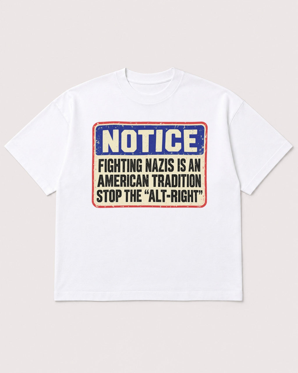 Mockup Boxy Heavyweight Tee White product