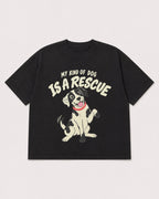 Mockup Boxy Heavyweight Tee Black product