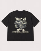 Mockup Boxy Heavyweight Tee Black product