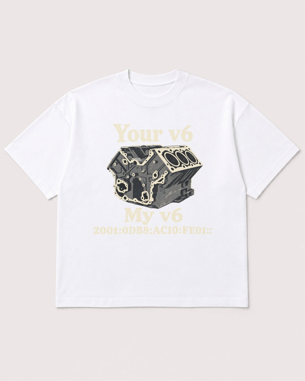 Mockup Boxy Heavyweight Tee White product