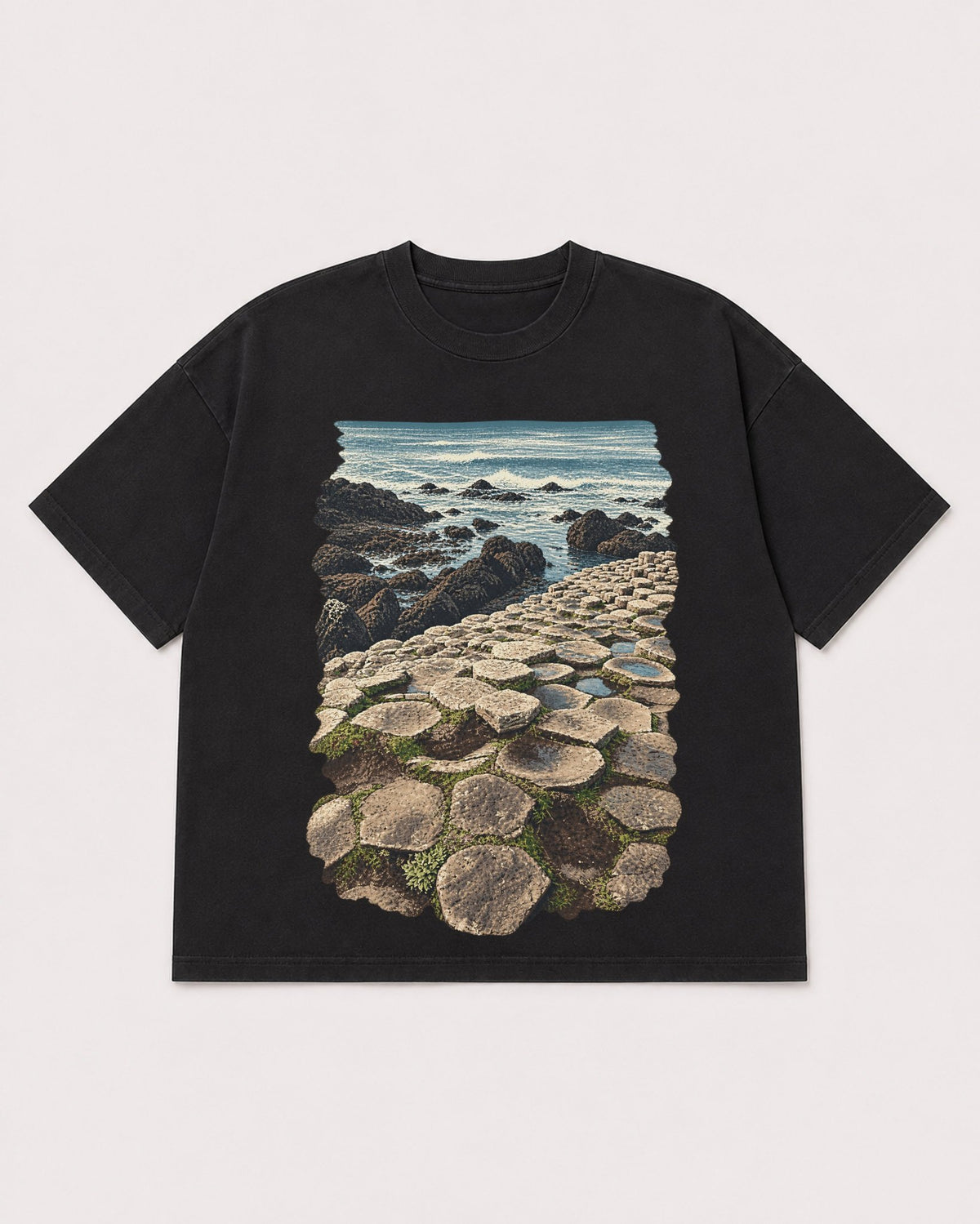 Mockup Boxy Heavyweight Tee Black product