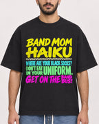 Mockup Boxy Heavyweight Tee Black male close-up 07