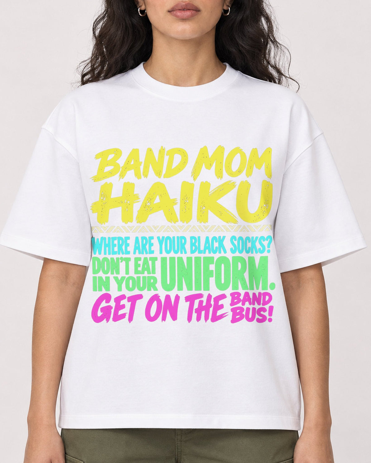 Mockup Boxy Heavyweight Tee White female close-up 07