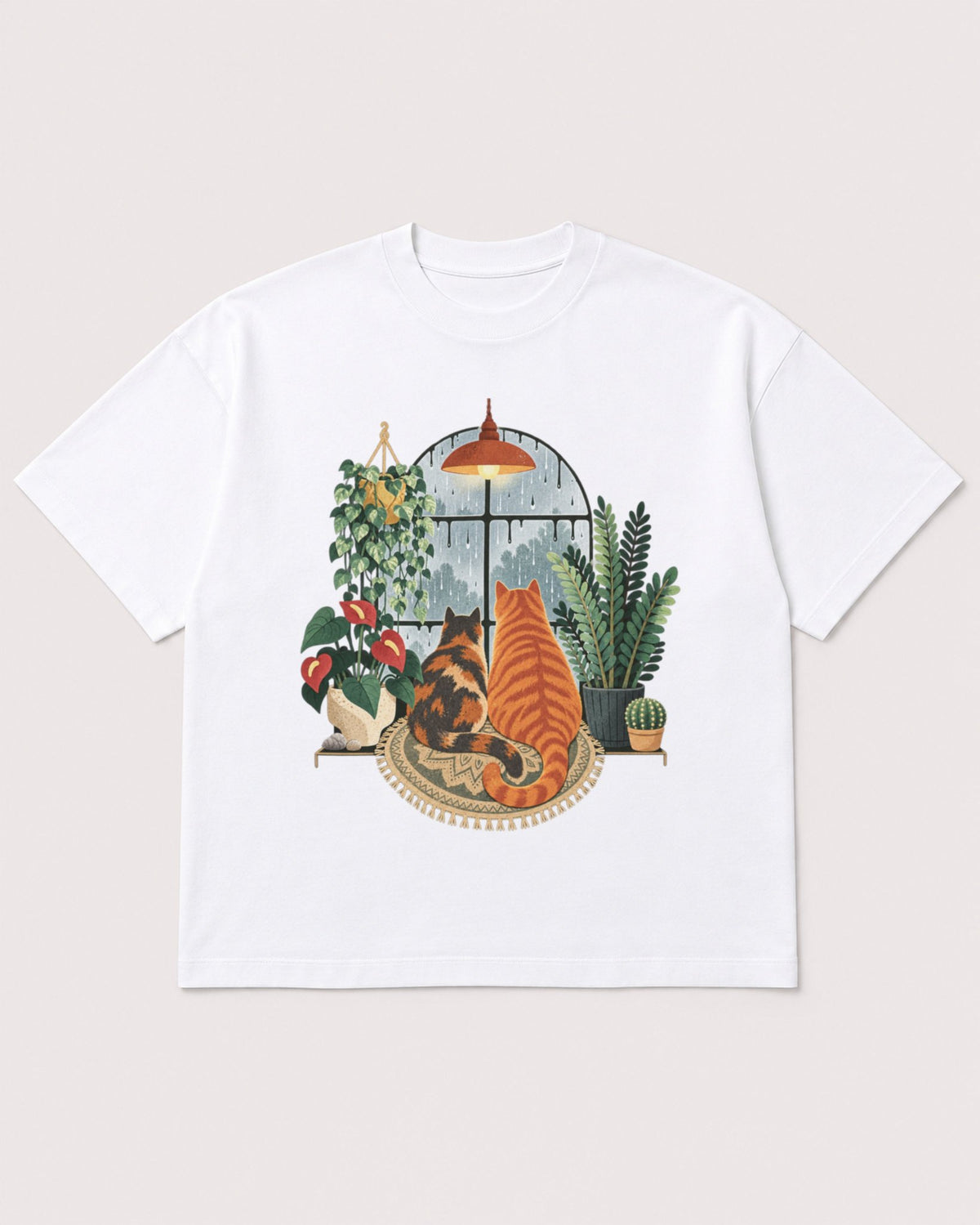 Mockup Boxy Heavyweight Tee White product