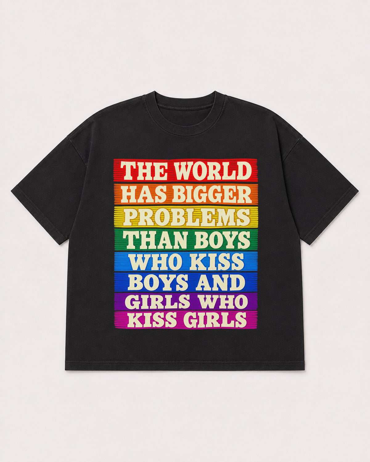 Mockup Boxy Heavyweight Tee Black product