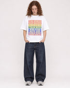 Mockup Boxy Heavyweight Tee White female full-body 09
