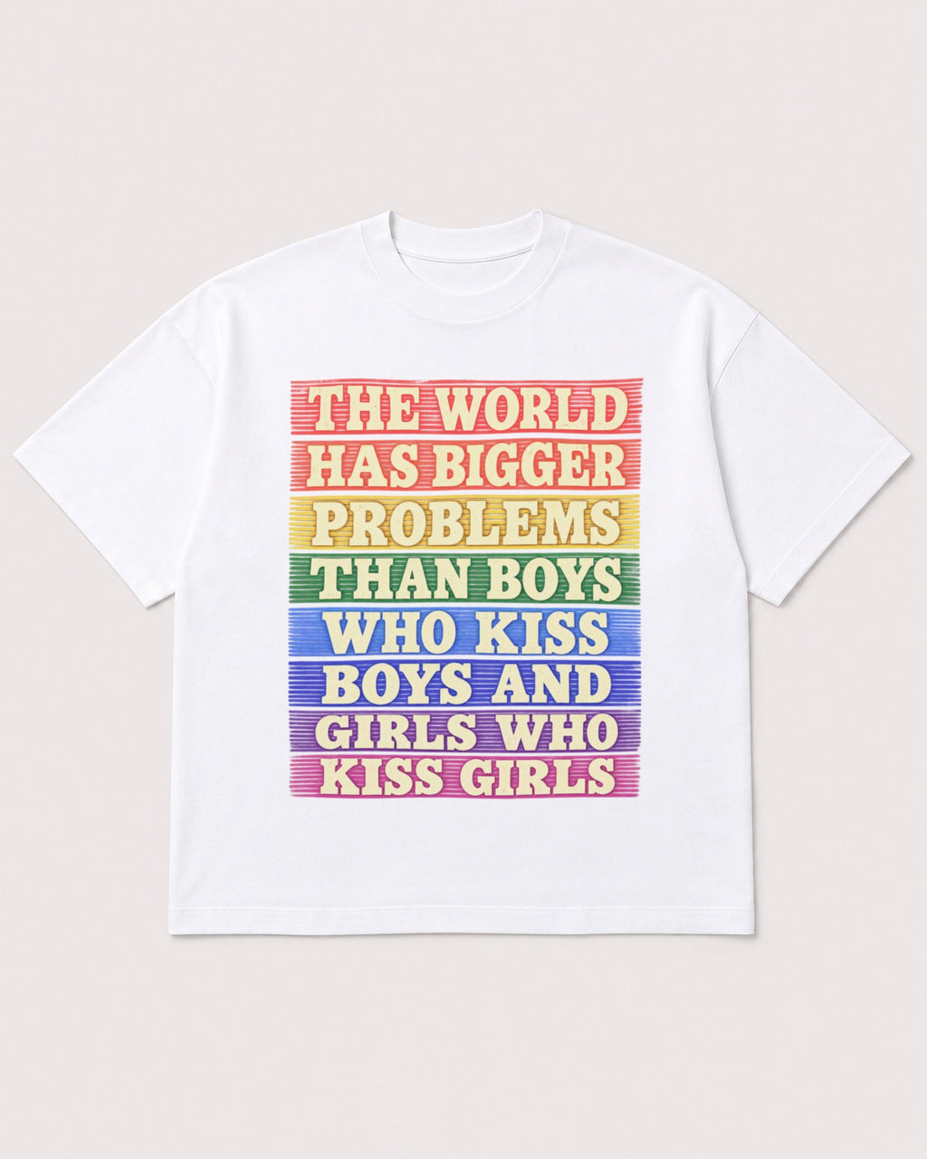 Mockup Boxy Heavyweight Tee White product