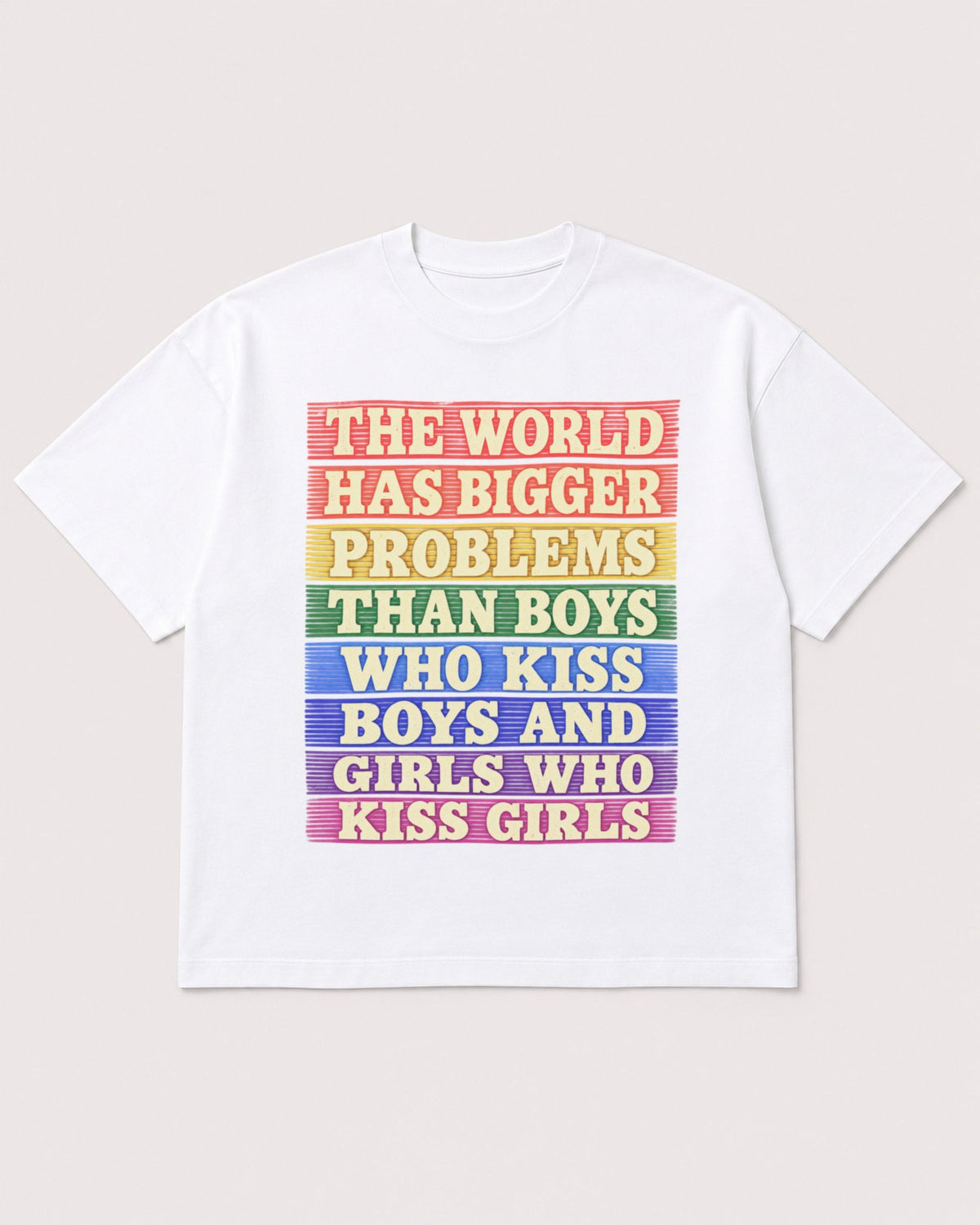 Mockup Boxy Heavyweight Tee White product