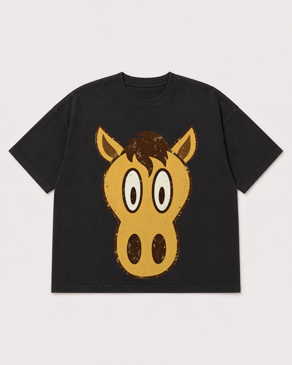 Mockup Boxy Heavyweight Tee Black product