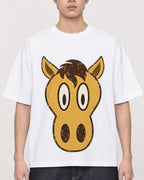 Mockup Boxy Heavyweight Tee White male close-up 01