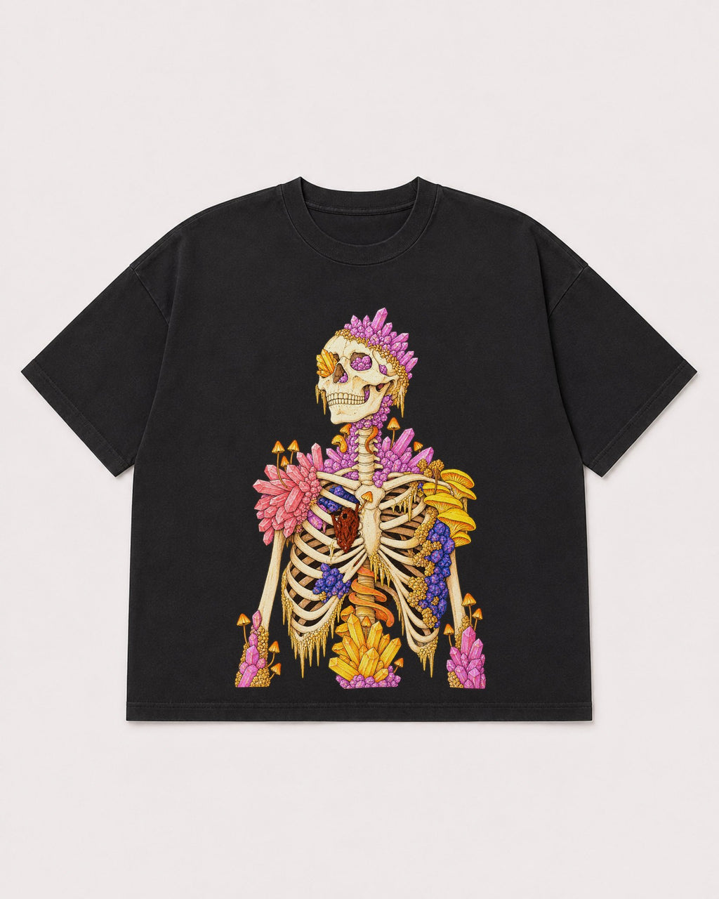 Mockup Boxy Heavyweight Tee Black product