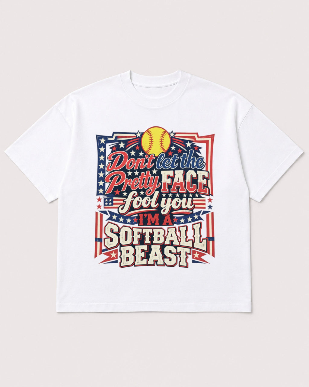 Mockup Boxy Heavyweight Tee White product