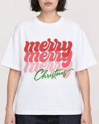 Mockup Boxy Heavyweight Tee White female close-up 39