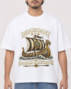 Mockup Boxy Heavyweight Tee White male close-up 02