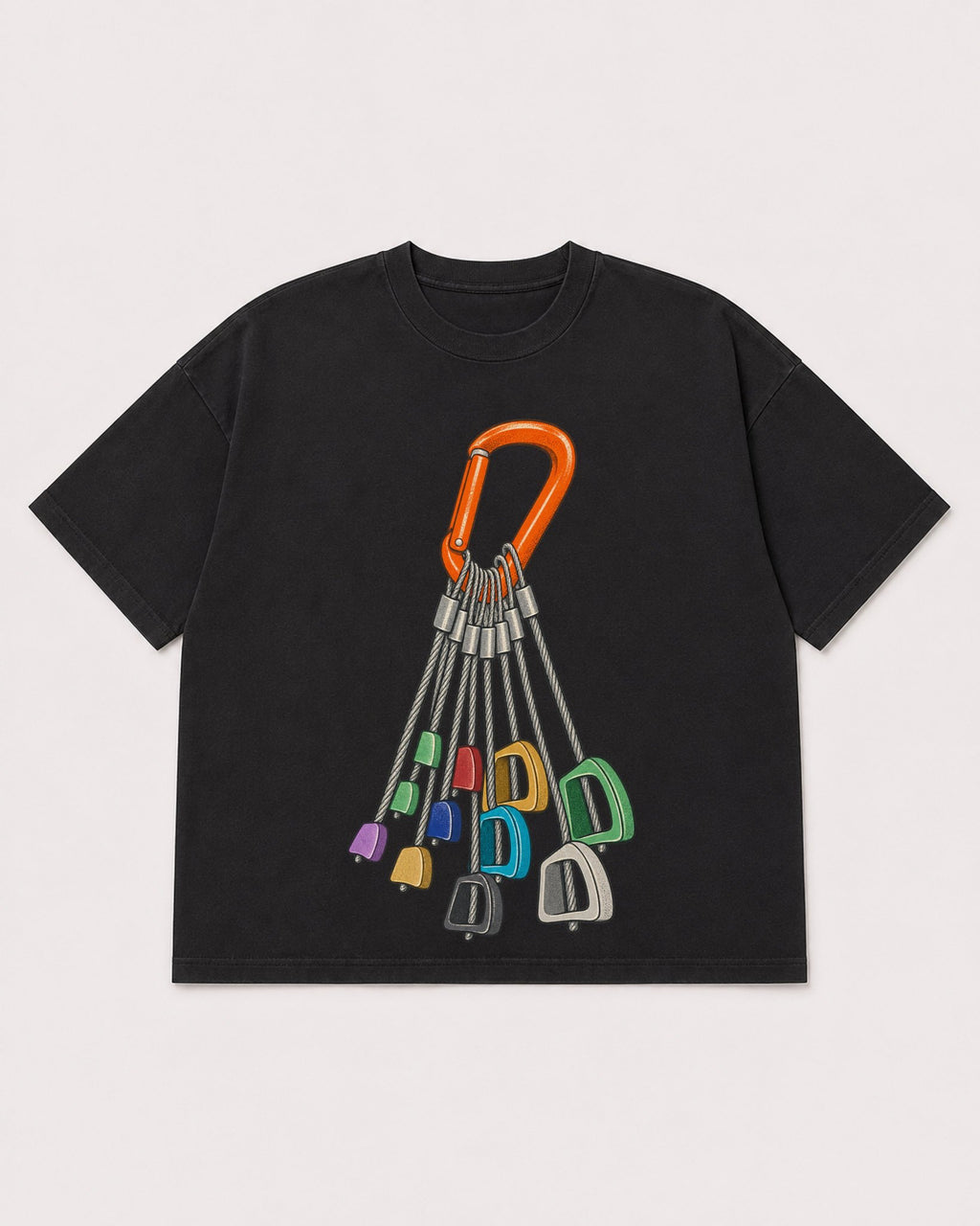 Mockup Boxy Heavyweight Tee Black product