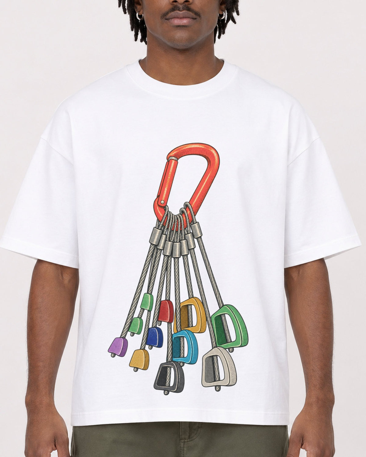 Mockup Boxy Heavyweight Tee White male close-up 04