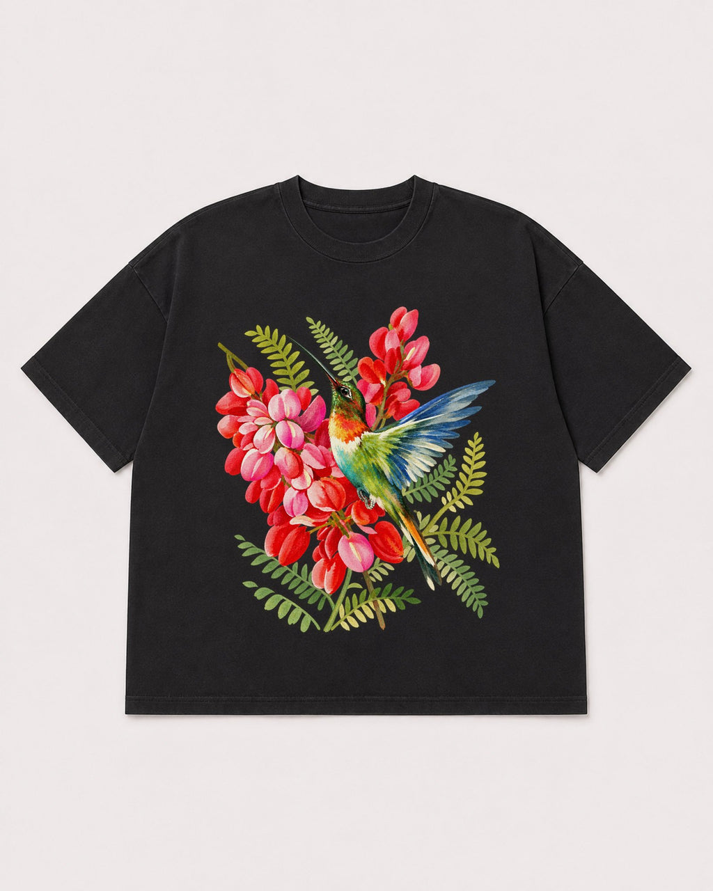Mockup Boxy Heavyweight Tee Black product
