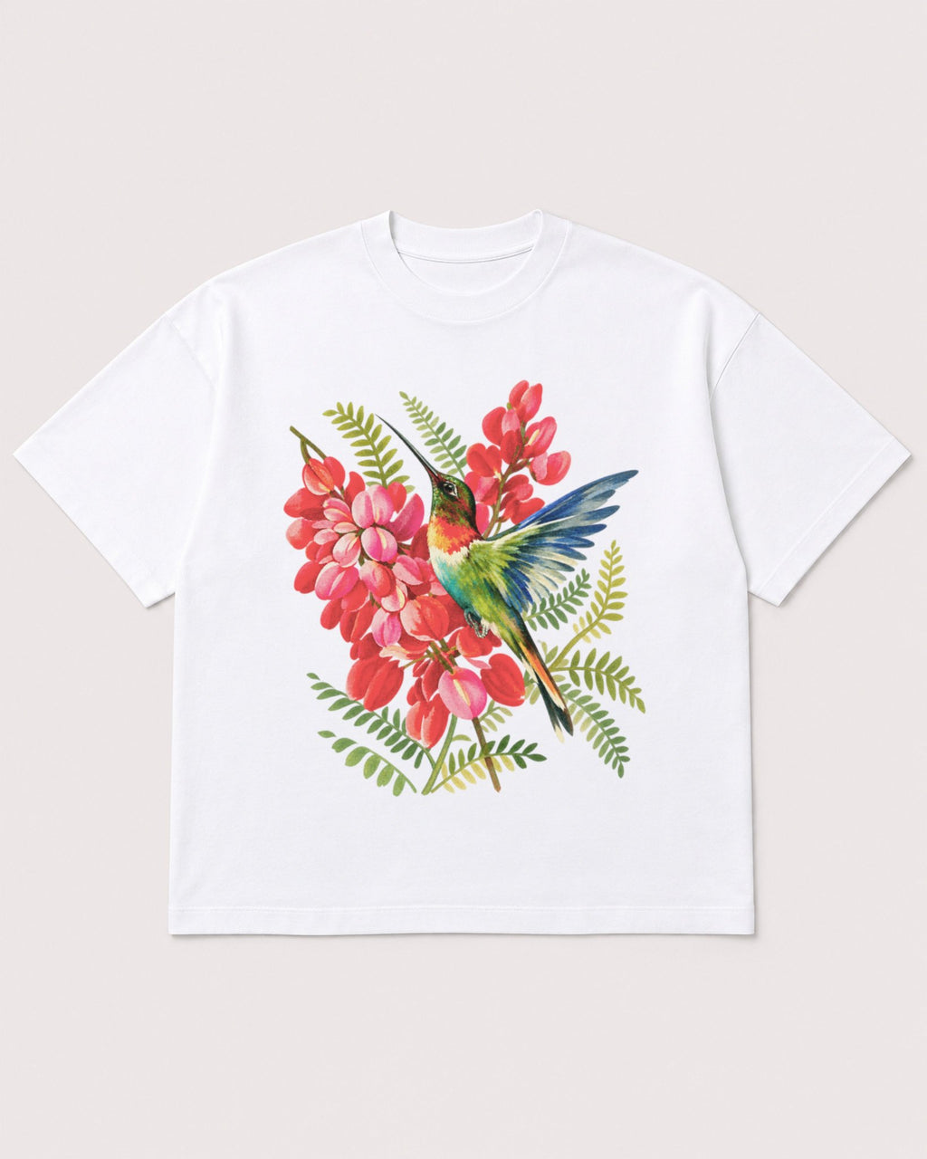Mockup Boxy Heavyweight Tee White product