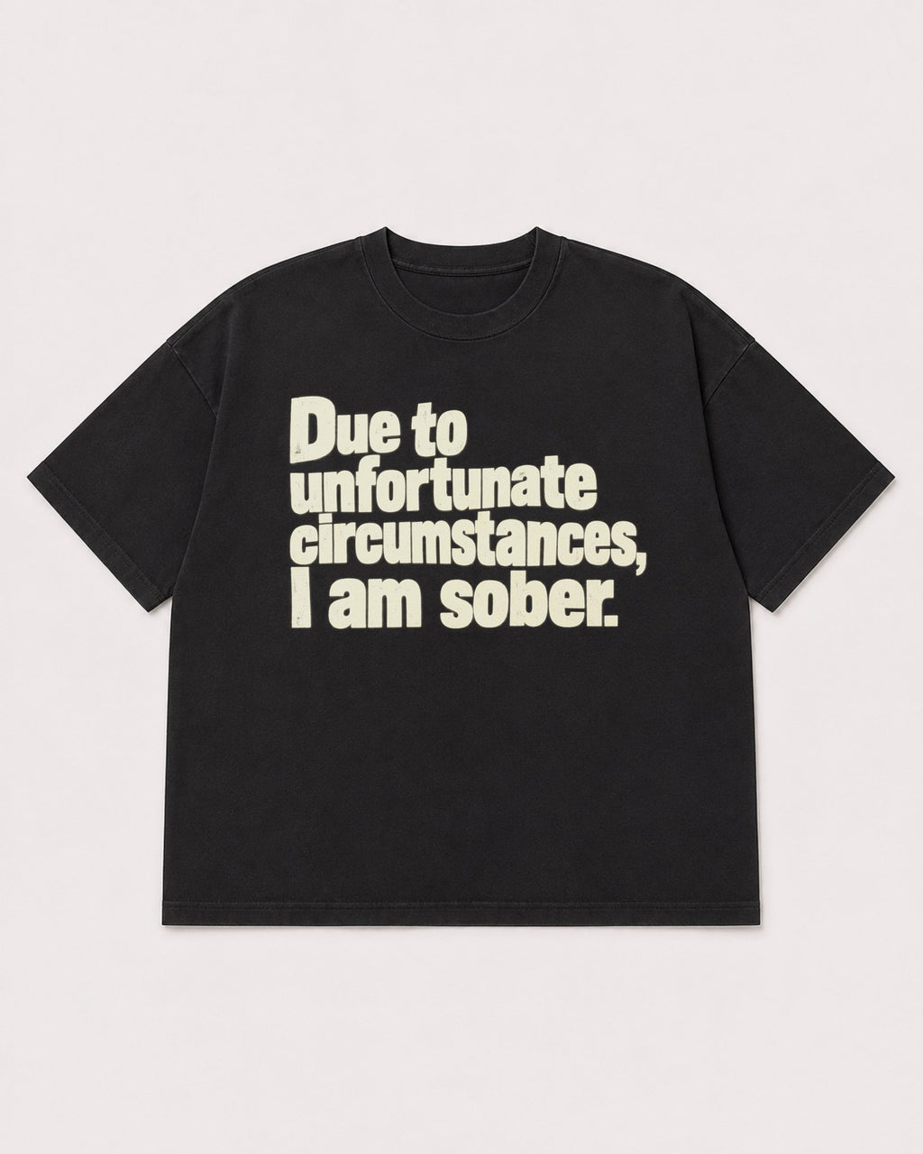 Mockup Boxy Heavyweight Tee Black product